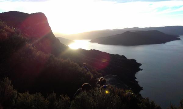 Waikaremoana from Panekire Bluff